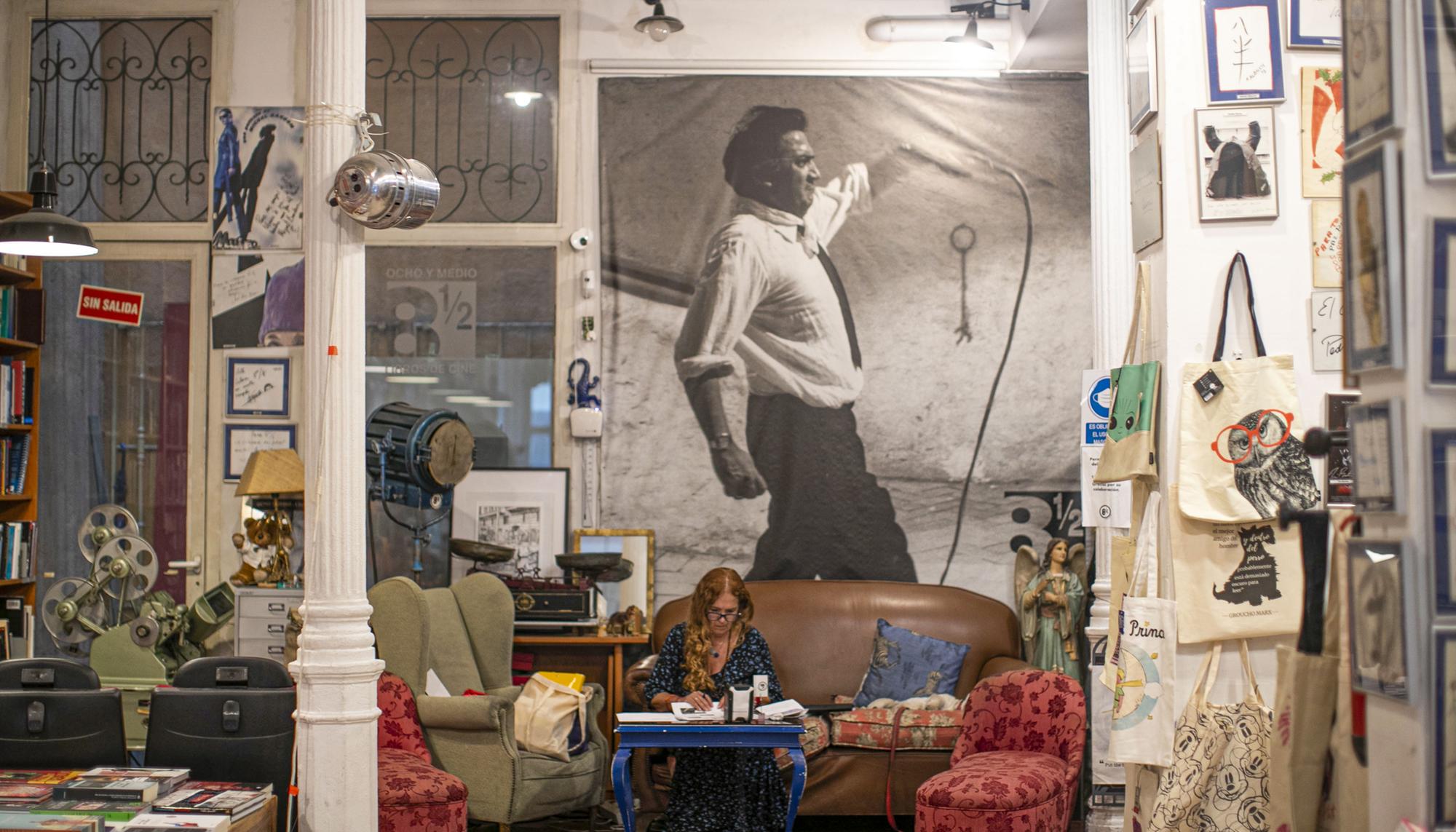 María Silveyro, propietaria de la librería Ocho y Medio